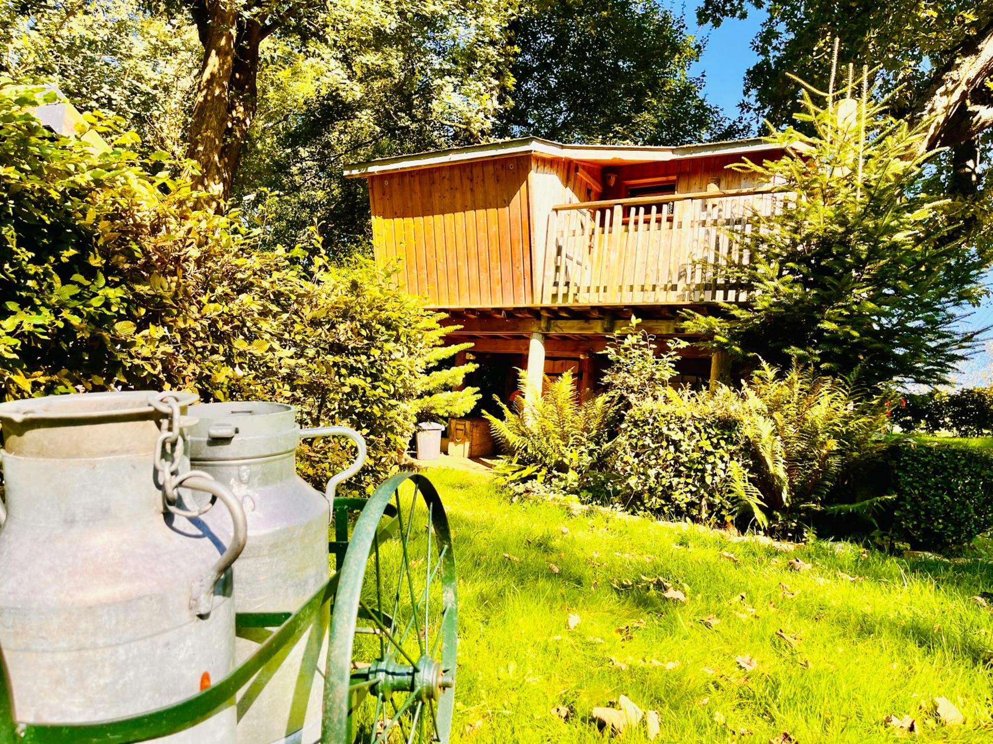 La Cabane Perchee Du Trappeur エクランヴィル エクステリア 写真
