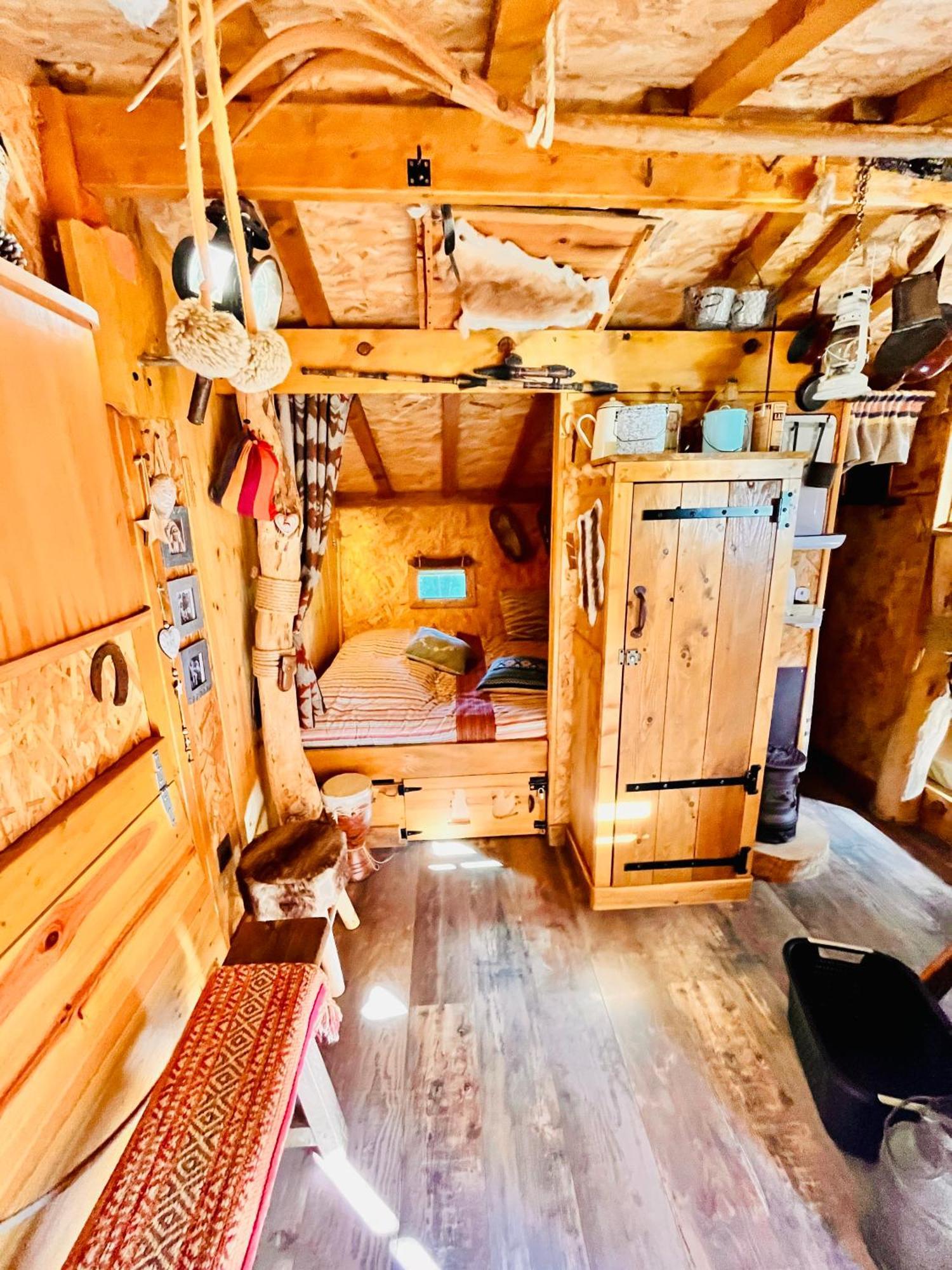 La Cabane Perchee Du Trappeur エクランヴィル エクステリア 写真